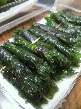 しそ巻き(しそ味噌)